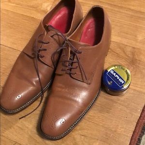 dyed grensons lace up shoes